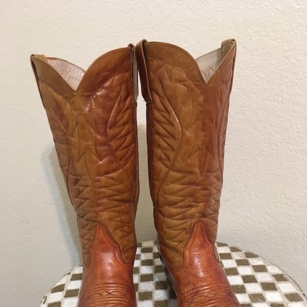 CUSTOM WESTERN COWBOY BOOTS 8.5 M